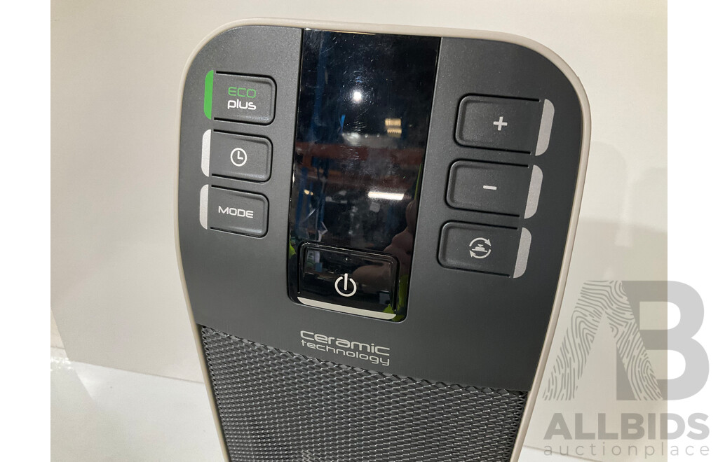 DELONGHI (HFX65V20) 2000W Ceramic Tower Fan Heater - ORP $179.00