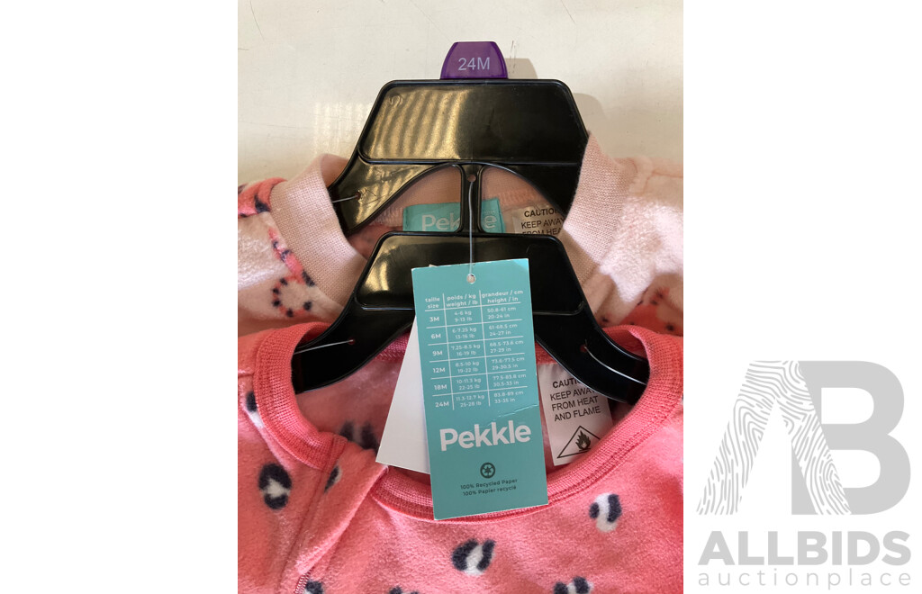 PEKKLE Baby Clothing (Size3m/9m/12m/24m) & PUMA Youth Clothing - Lot of 16 - Estimated Total ORP $350.00