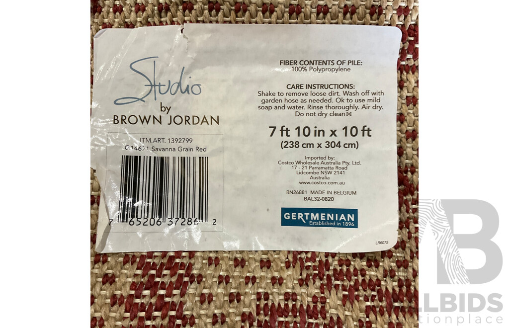 STUDIO by Brown Jordan Indoor Ourdoor Rug - ORP$99.99