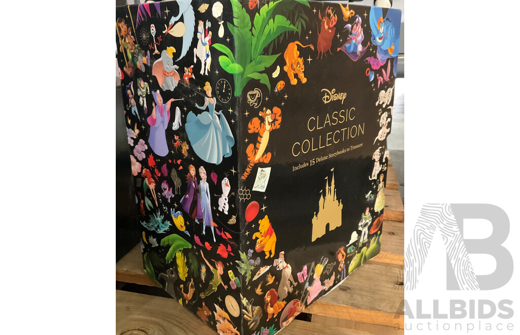 DISNEY Classic Collection 15 Book Box Set- ORP $119.00