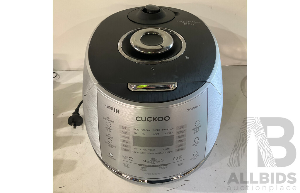 CUCKOO (CRP-CHSS1009FN) IH 10 Cup Pressure Rice Cooker - ORP $589.00