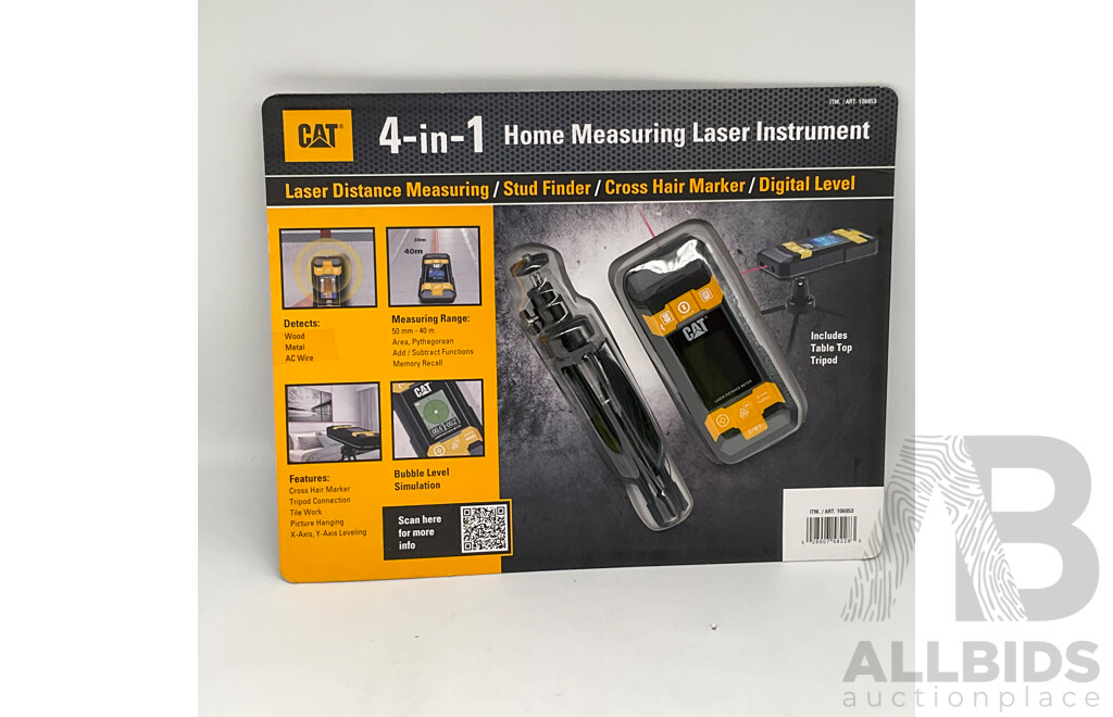 CAT 4-in-1 Laser Distance Measurer and Stud Finder and CALLAWAY Hex Tour Soft Ball 24 Pack - LOT of 2 - ORP $159.98