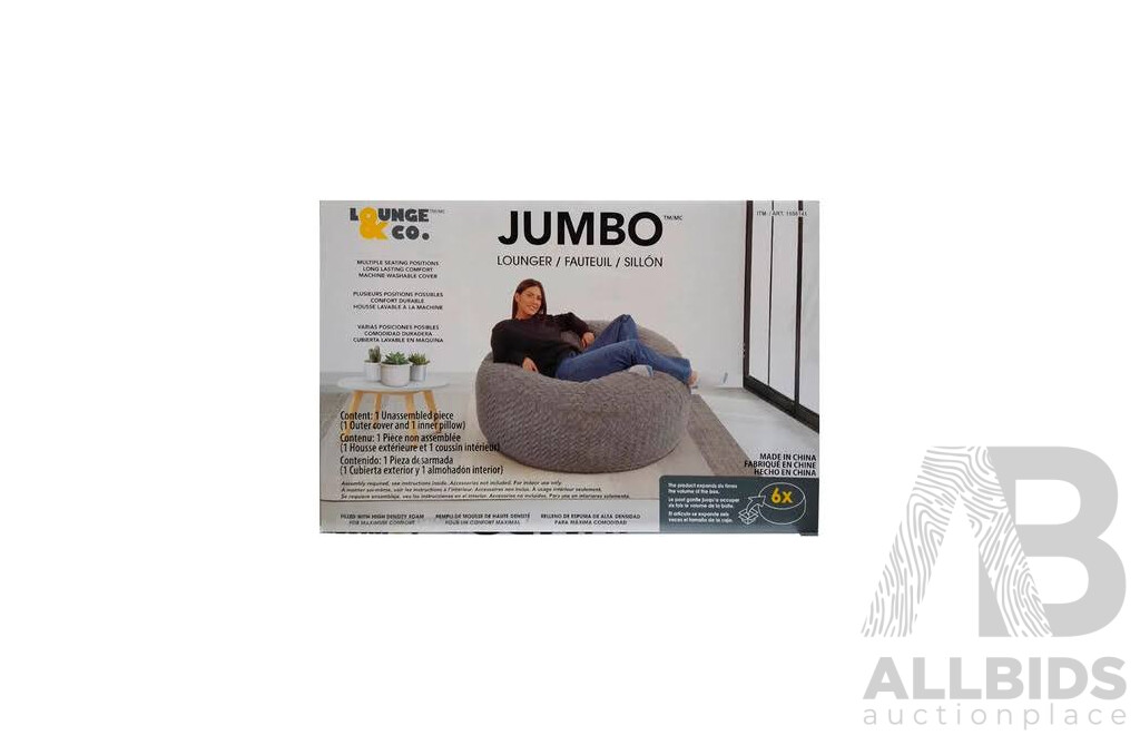 Lounge co jumbo discount lounger