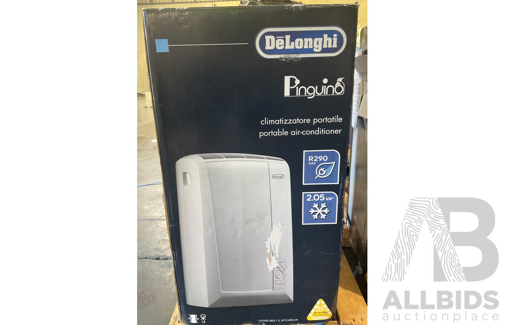 DELONGHI (PACN77ECO) Pinguino Portable Air Conditioner White - ORP $579.00