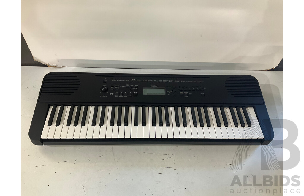 YAMAHA (PSR-E360B) Keyboard With Stand - ORP 399.00