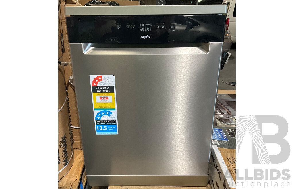 WHIRLPOOL (WFE2B19XAUS) Freestanding Dishwasher - ORP $999.00