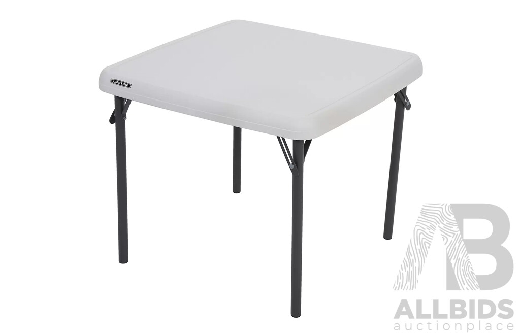 LIFETIME Folding Table 1.82m and LIFETIME SMALL TABLE - Lot of 2 - Estimated ORP $149.99