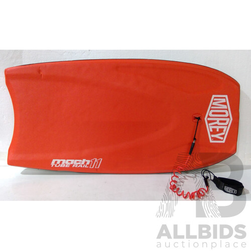 MOREY (032187119879) Mach Tube Rail 11 Boogie Board (Red) - CASCADE MOUNTAIN TECH Ultralight Packable High-Back Chair - PUMA (08362806) Fubball Soccer Ball X 6 ($24.99 Each) - Lot of 8 - TOTAL ORP $314.92