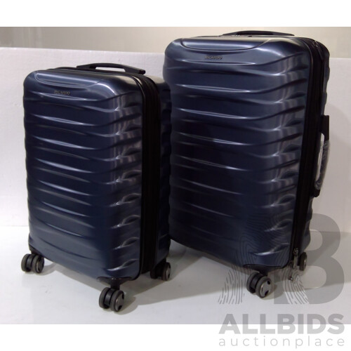 Ricardo Beverly Hills 2 Piece Luggage Set (Blue) - ORP $199.99