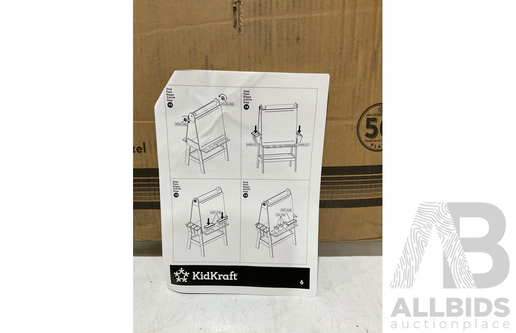 KIDKRAFT Create N Play Art Easel - Lot of 1 - Estimated ORP $199.99