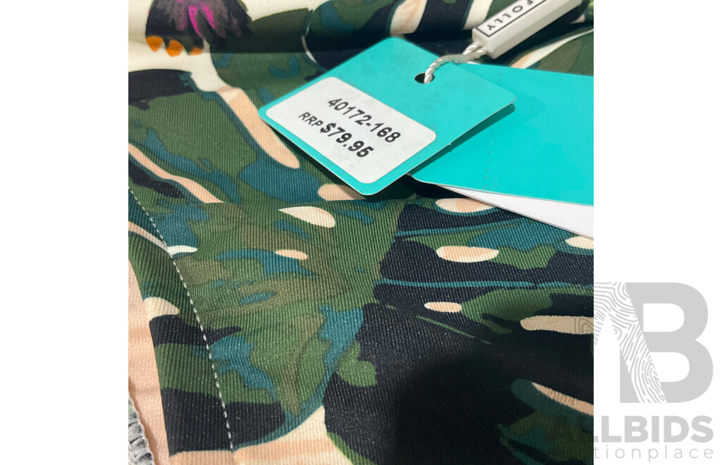 SEAFOLLY - PALM BEACH - TIDE POOL - BONDS (Sizes 8 / 10 / 12) With Tags - Assorted Women's Swimwear and Under Garments - Lot of 11 - Estimated Total ORP $790.00
