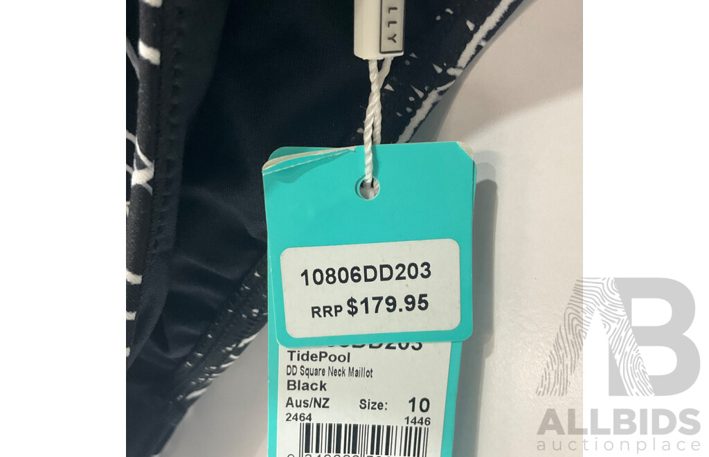 SEAFOLLY - PALM BEACH - TIDE POOL - BONDS (Sizes 8 / 10 / 12) With Tags - Assorted Women's Swimwear and Under Garments - Lot of 11 - Estimated Total ORP $790.00
