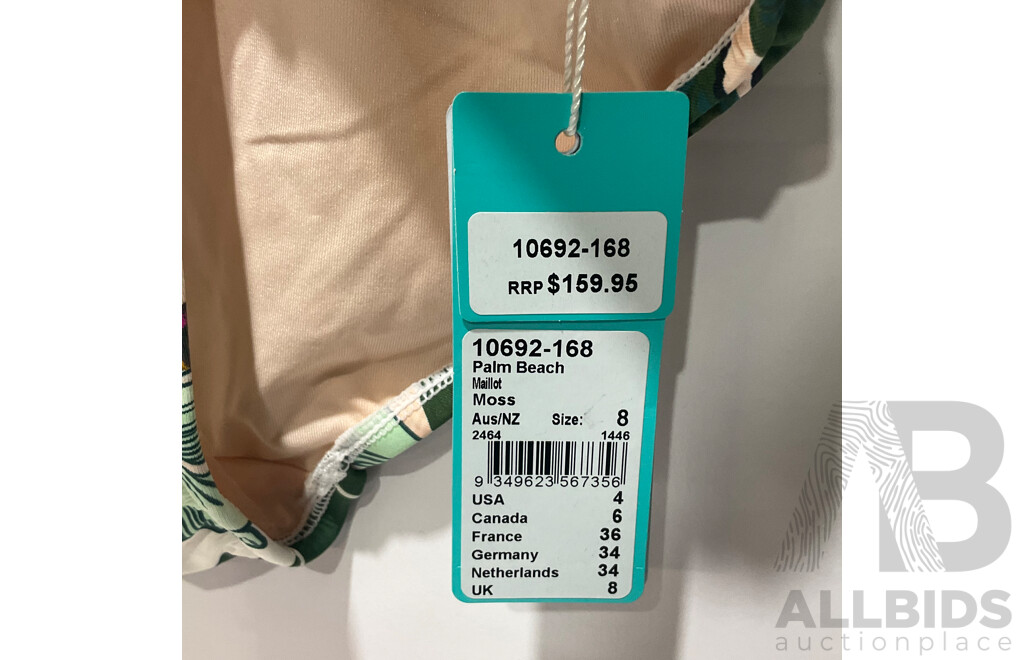 SEAFOLLY - PALM BEACH - TIDE POOL - BONDS (Sizes 8 / 10 / 12) With Tags - Assorted Women's Swimwear and Under Garments - Lot of 11 - Estimated Total ORP $790.00