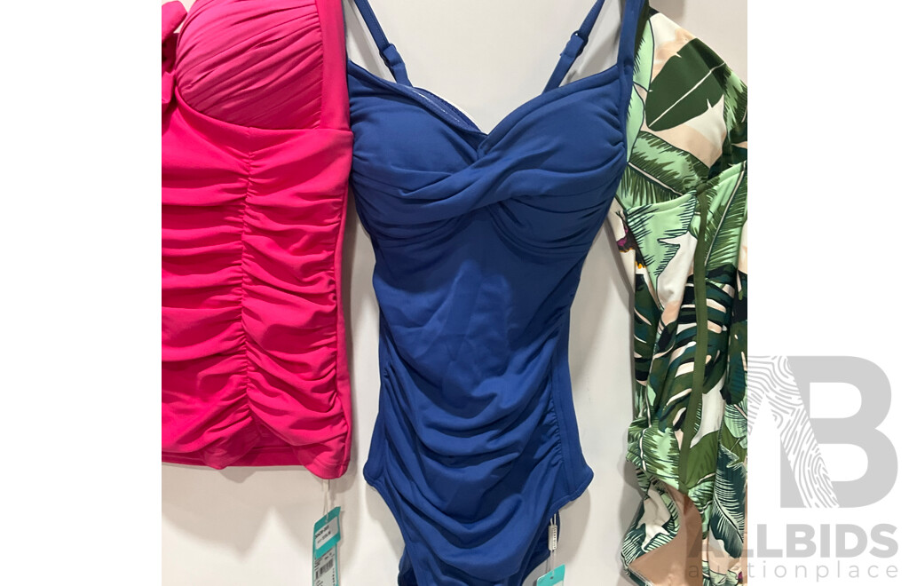SEAFOLLY - PALM BEACH - TIDE POOL - BONDS (Sizes 8 / 10 / 12) With Tags - Assorted Women's Swimwear and Under Garments - Lot of 11 - Estimated Total ORP $790.00