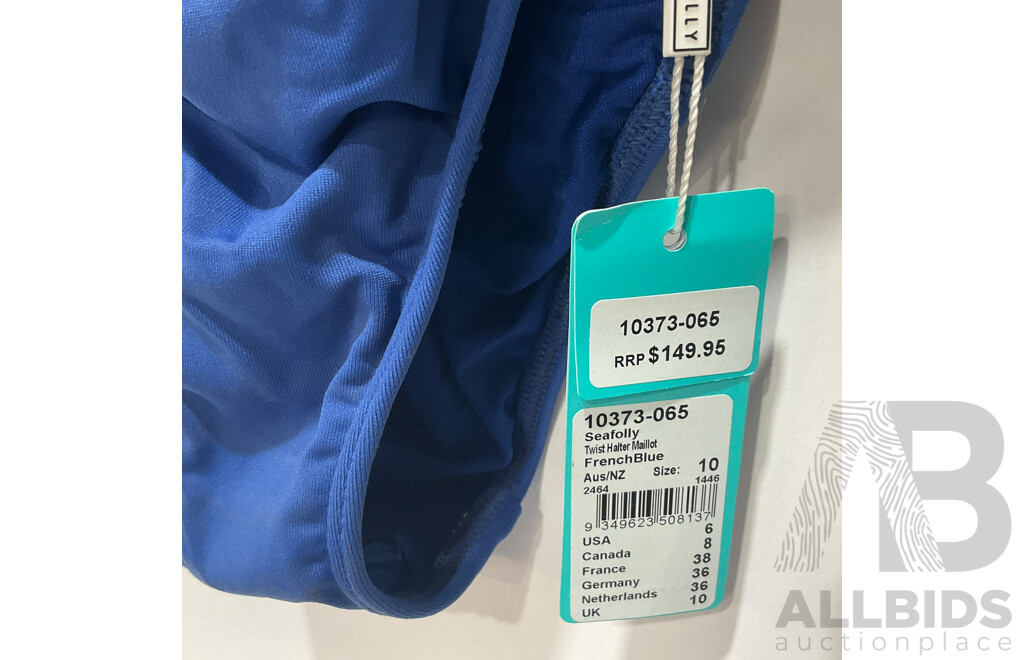 SEAFOLLY - PALM BEACH - TIDE POOL - BONDS (Sizes 8 / 10 / 12) With Tags - Assorted Women's Swimwear and Under Garments - Lot of 11 - Estimated Total ORP $790.00