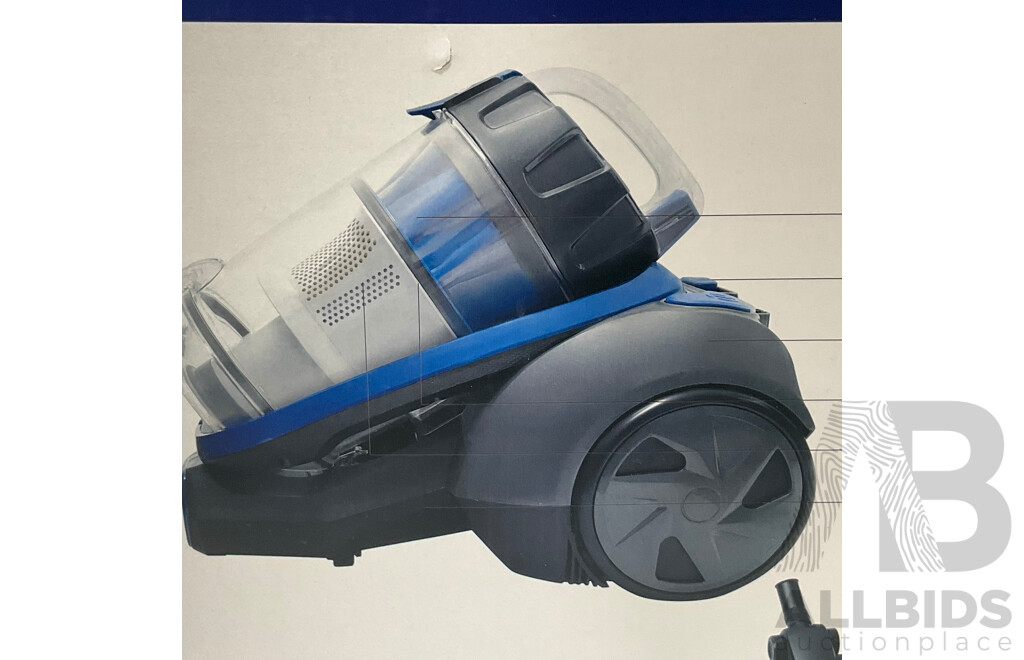 WESTINGHOUSE (WHVC02SB) 2000W Bagless Vacuum Cleaner - ORP $179.95