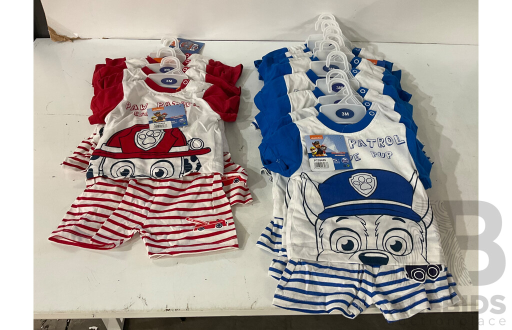 NICKELODEON Paw Patrol - FISHER PRICE - Assorted Children's Clothing & Toys - Lot of 23 - Estimated Total ORP - $400.00