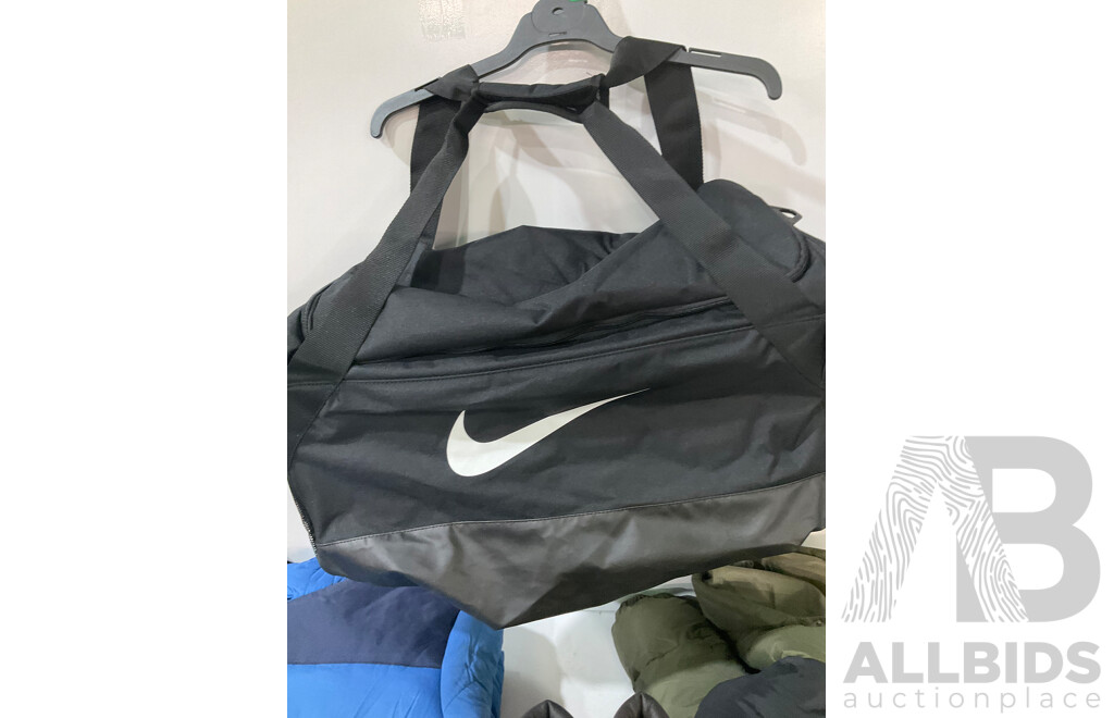 NIKE (Size 11),TIMBERLAND( Size 12) CHEROKEE JACKET (Size XL),ZOO YORK (Size M), NIKE BAG - Assorted Mens Shoes/Clothing - Lot of 5 -  Estimated ORP $1000.00