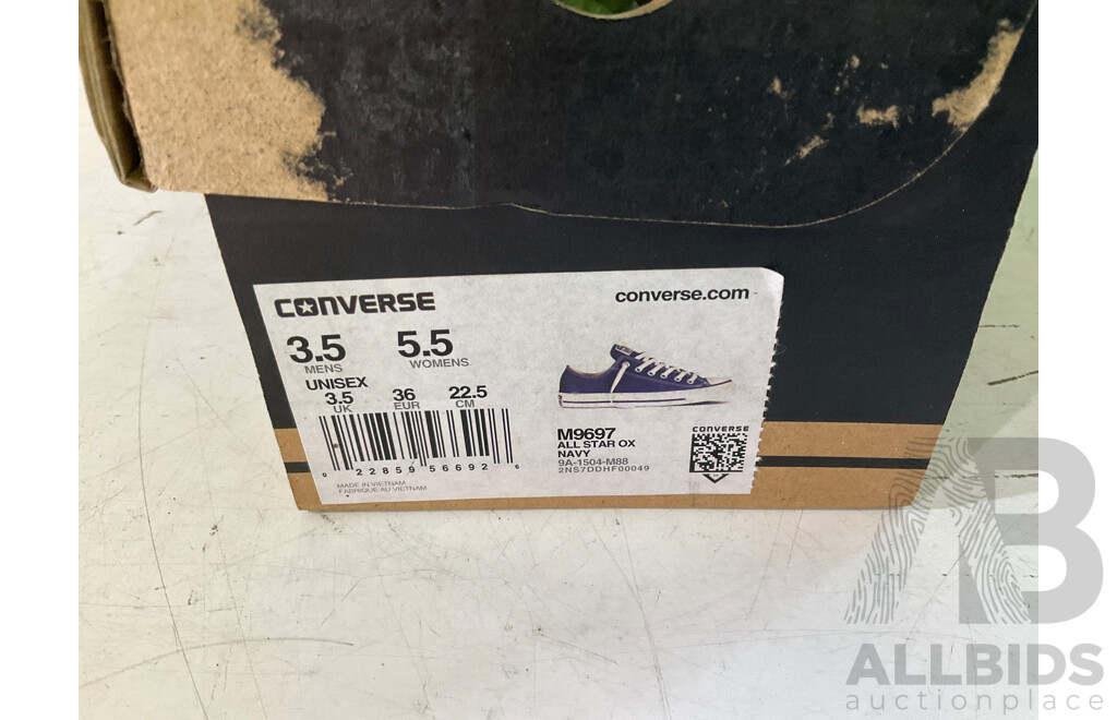 GROSBY Kids School Shoes (X2) & CONVERSE Unisex - Lot of 3 - ORP $229.99