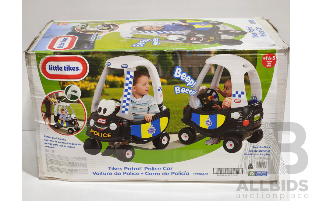 LITTLE TIKES Tikes Patrol Police Car (1½-5yrs) - ORP$149.00