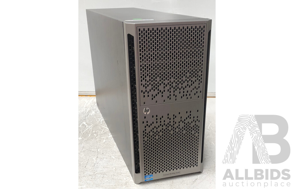 HP ProLiant ML350p Gen8 Intel Xeon (E5-2609 0) 2.40GHz 4-Core CPU Tower Server