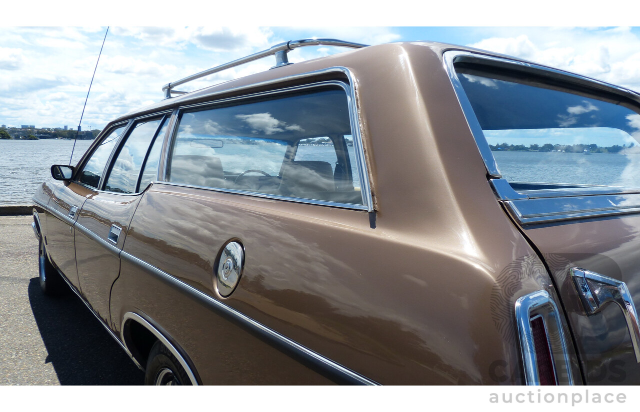 2/1977 Ford Fairmont XC 4d Wagon Antique Gold 4.9L V8 - Matching Numbers