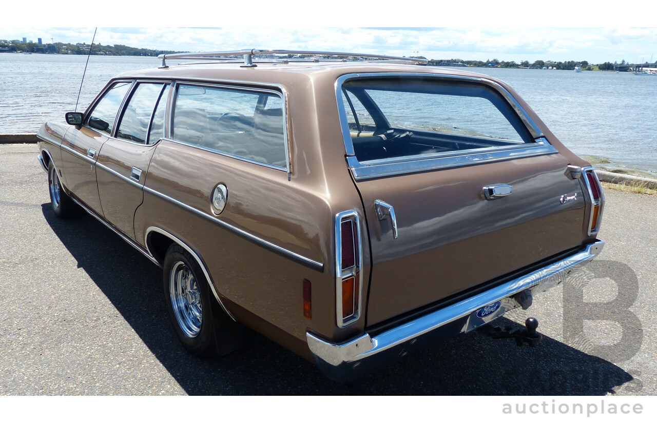 2/1977 Ford Fairmont XC 4d Wagon Antique Gold 4.9L V8 - Matching Numbers