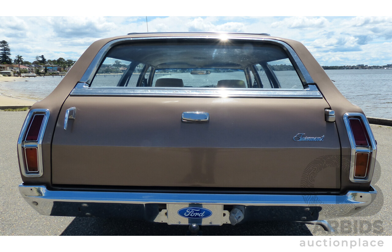 2/1977 Ford Fairmont XC 4d Wagon Antique Gold 4.9L V8 - Matching Numbers