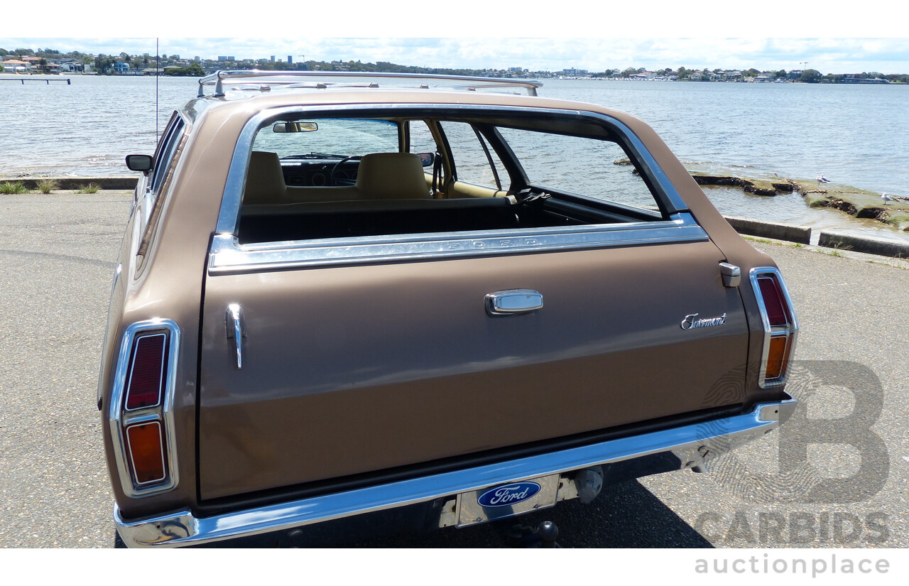 2/1977 Ford Fairmont XC 4d Wagon Antique Gold 4.9L V8 - Matching Numbers