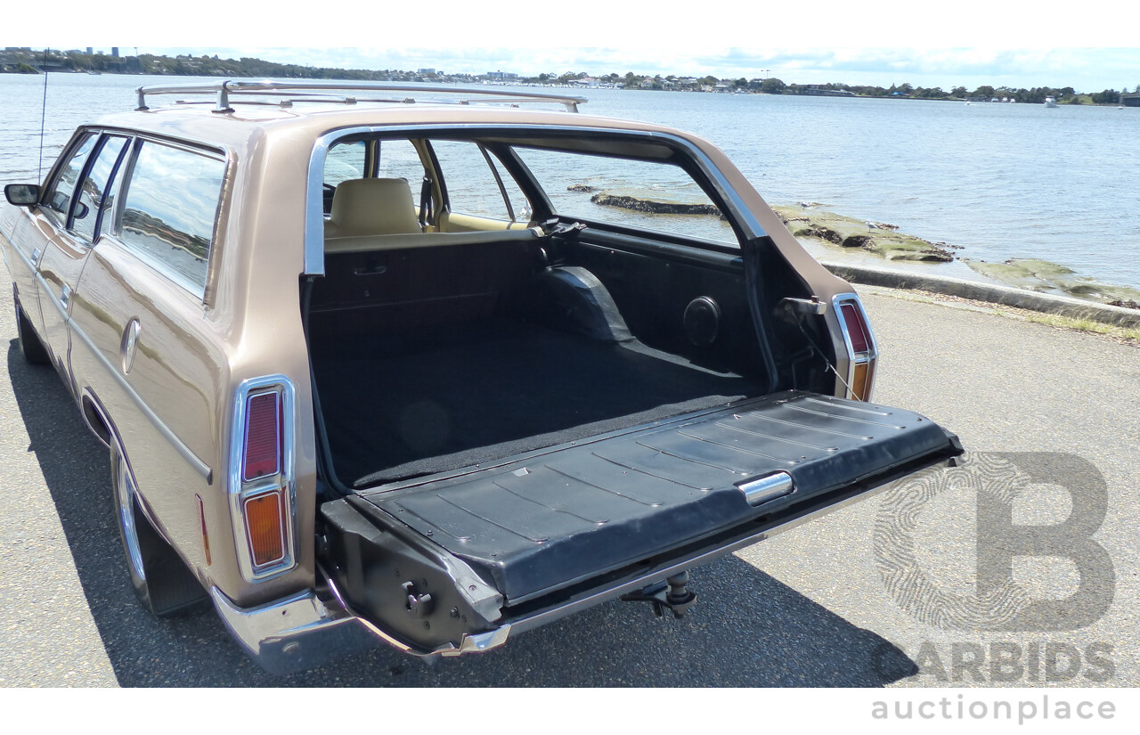 2/1977 Ford Fairmont XC 4d Wagon Antique Gold 4.9L V8 - Matching Numbers