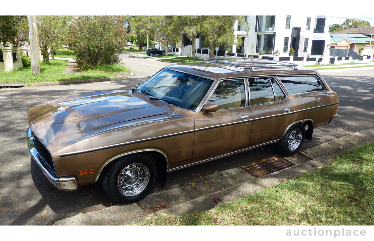 2/1977 Ford Fairmont XC 4d Wagon Antique Gold 4.9L V8 - Matching Numbers