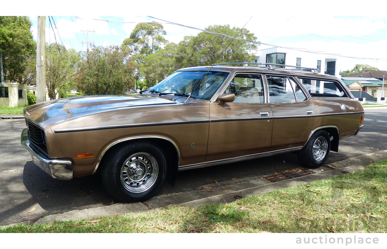 2/1977 Ford Fairmont XC 4d Wagon Antique Gold 4.9L V8 - Matching Numbers