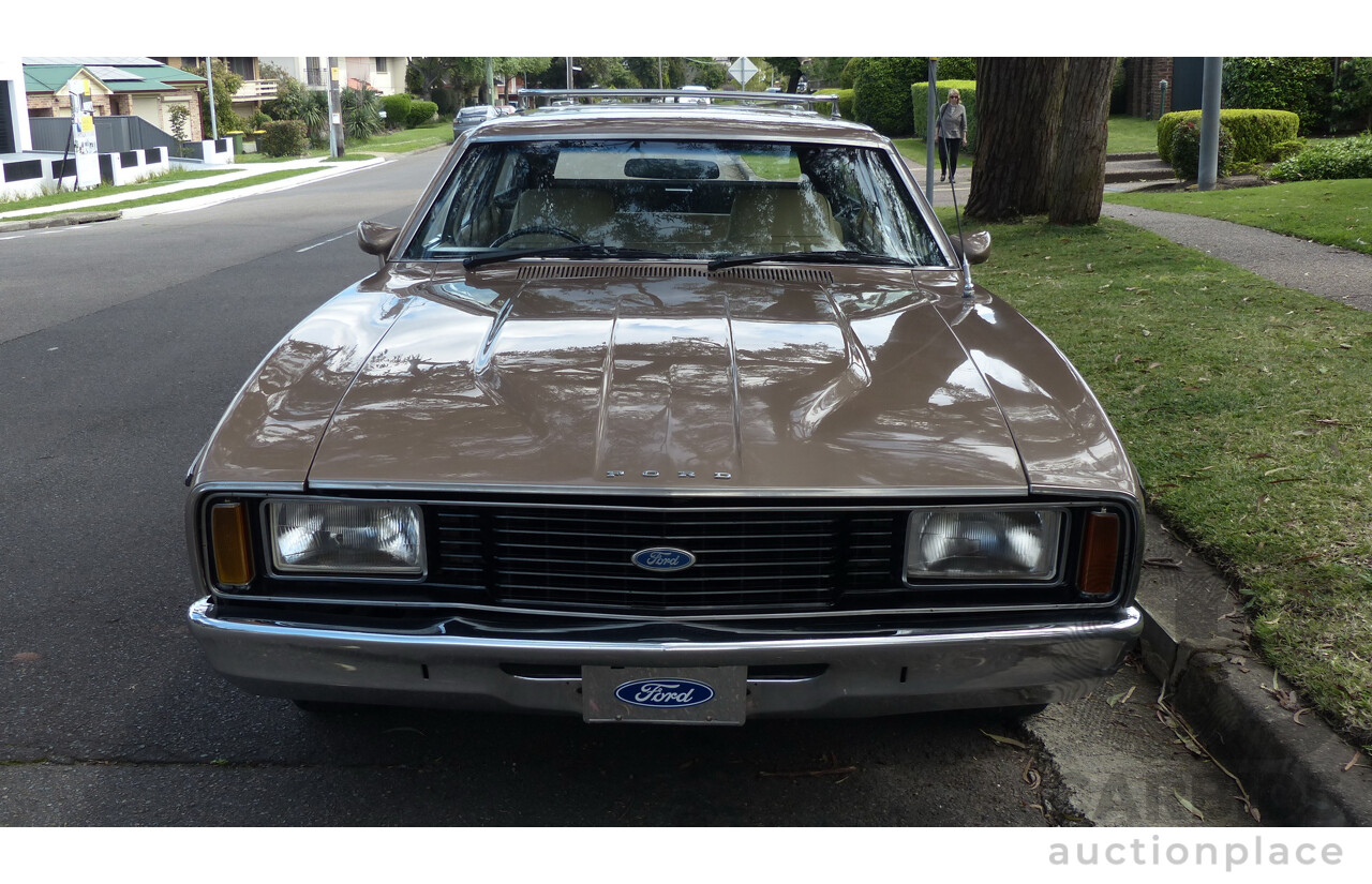 2/1977 Ford Fairmont XC 4d Wagon Antique Gold 4.9L V8 - Matching Numbers