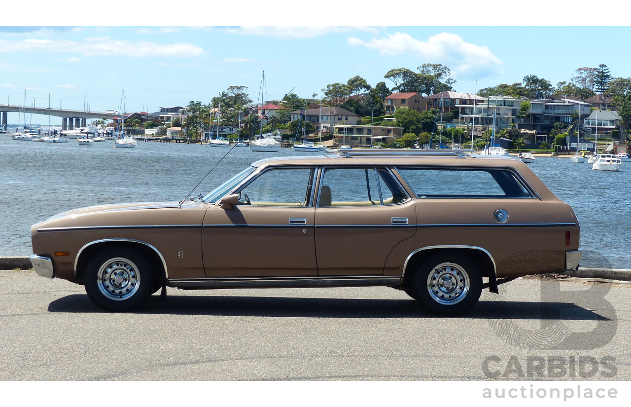 2/1977 Ford Fairmont XC 4d Wagon Antique Gold 4.9L V8 - Matching Numbers