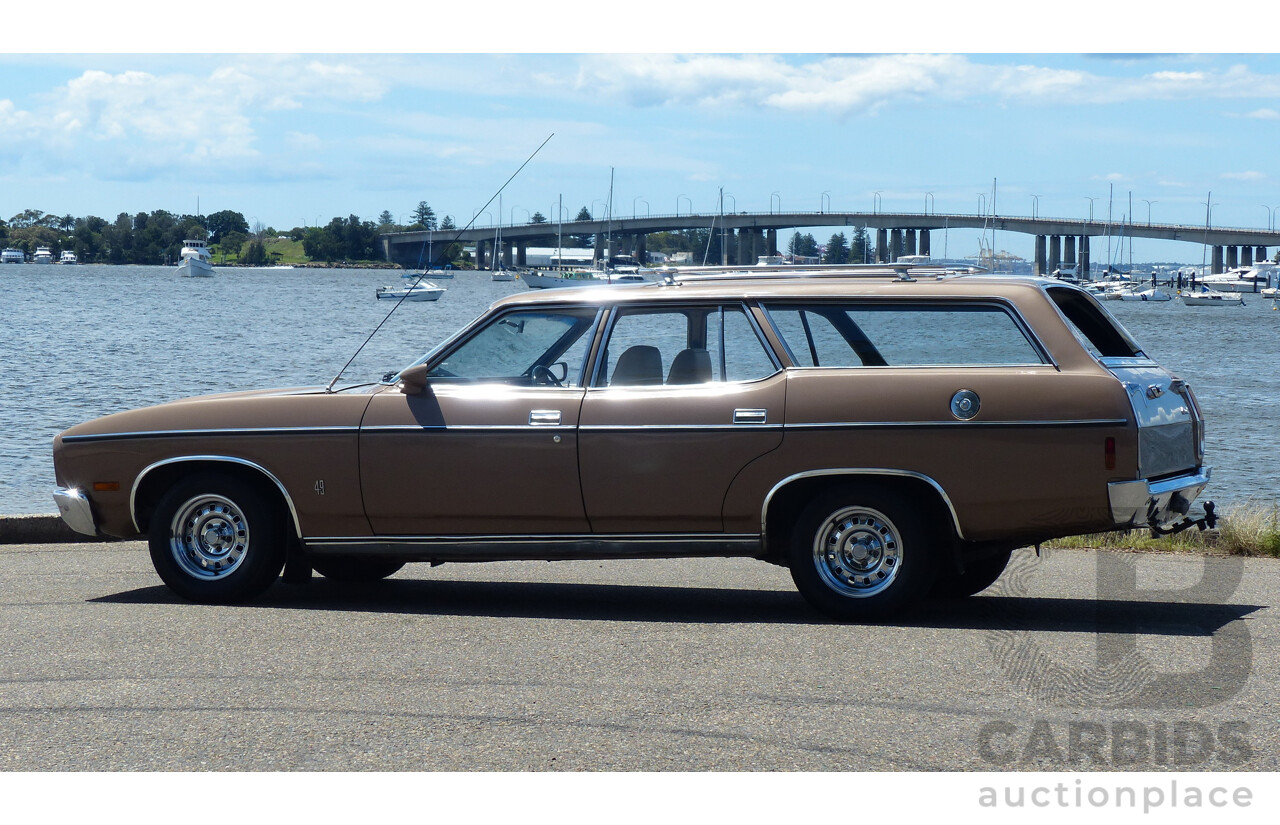 2/1977 Ford Fairmont XC 4d Wagon Antique Gold 4.9L V8 - Matching Numbers