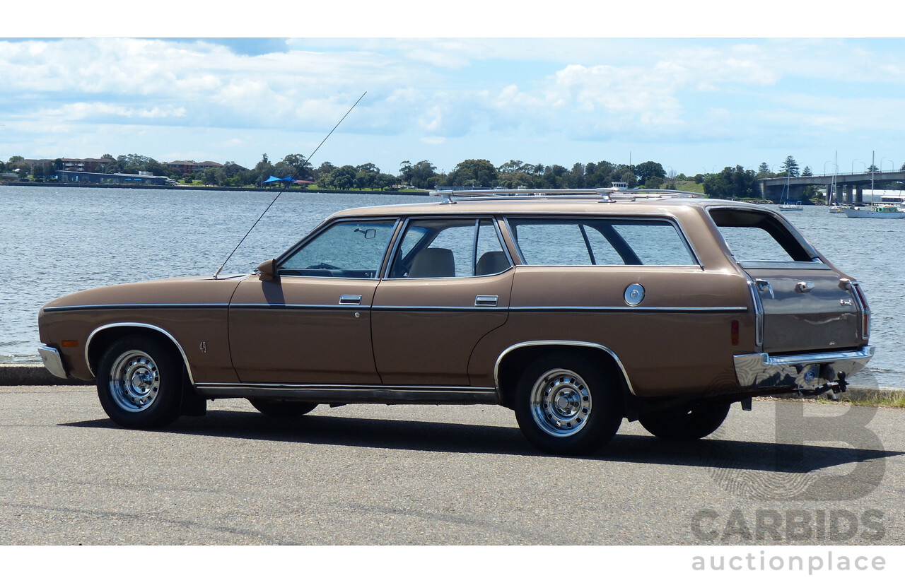 2/1977 Ford Fairmont XC 4d Wagon Antique Gold 4.9L V8 - Matching Numbers