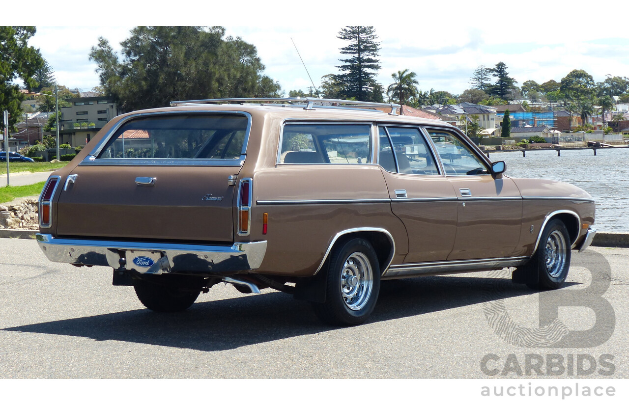 2/1977 Ford Fairmont XC 4d Wagon Antique Gold 4.9L V8 - Matching Numbers