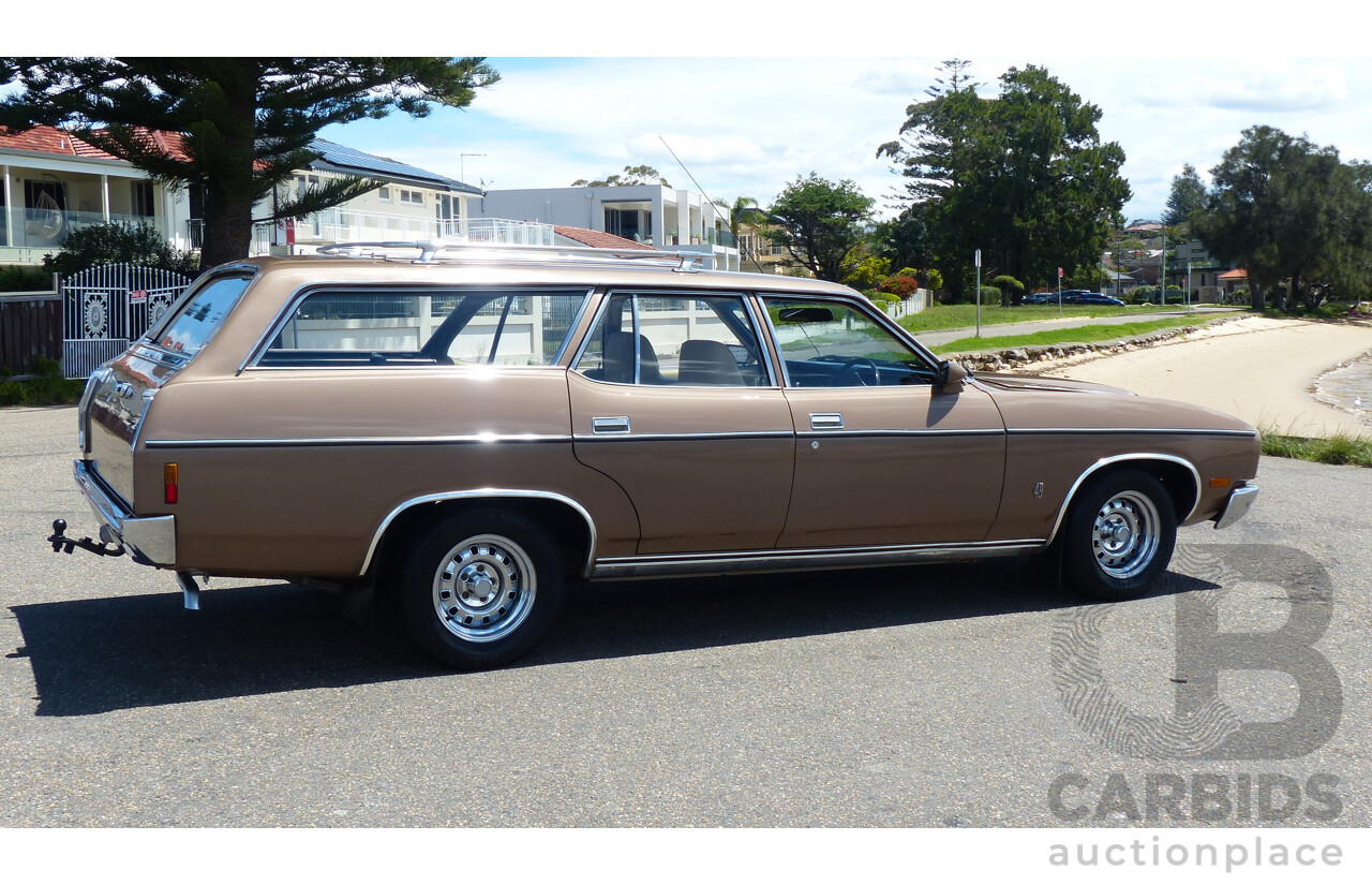 2/1977 Ford Fairmont XC 4d Wagon Antique Gold 4.9L V8 - Matching Numbers