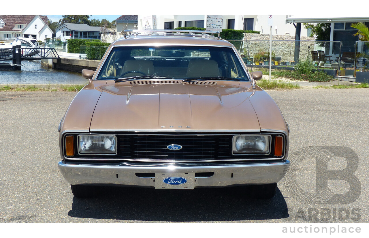 2/1977 Ford Fairmont XC 4d Wagon Antique Gold 4.9L V8 - Matching Numbers