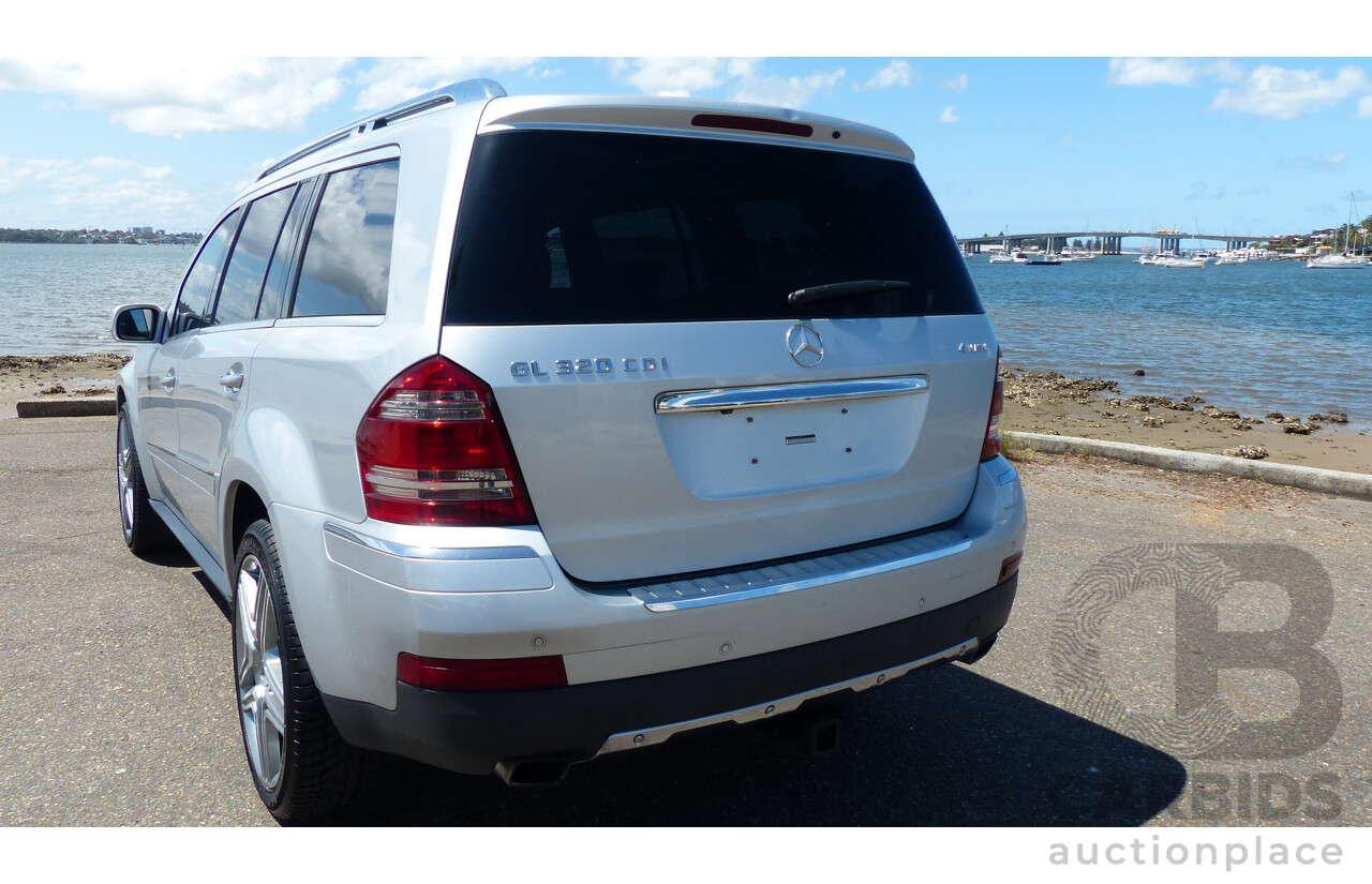 7/2009 Mercedes-Benz GL320 CDI W164 4d Wagon Iridium Silver 3.0L Turbo Diesel - 7 Seater