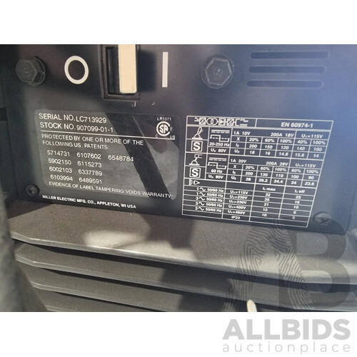 Miller Dynasty 200 DX AC/DC TIG Welder