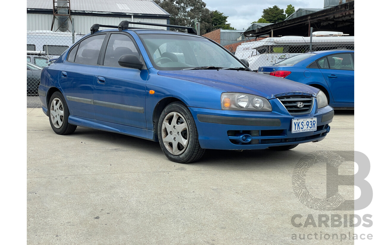 8/2004 Hyundai Elantra 2.0 HVT XD 4d Sedan Blue 2.0L