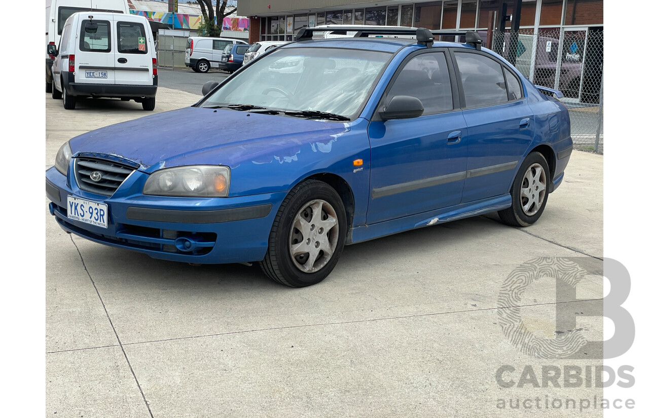 8/2004 Hyundai Elantra 2.0 HVT XD 4d Sedan Blue 2.0L