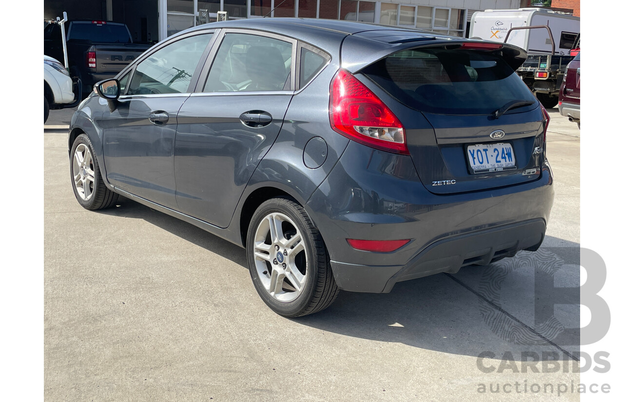 9/2011 Ford Fiesta Zetec WT 5d Hatchback Grey 1.6L