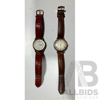 Two Women's Vintage Watches Pulsar and Citizen, Japanese Movement