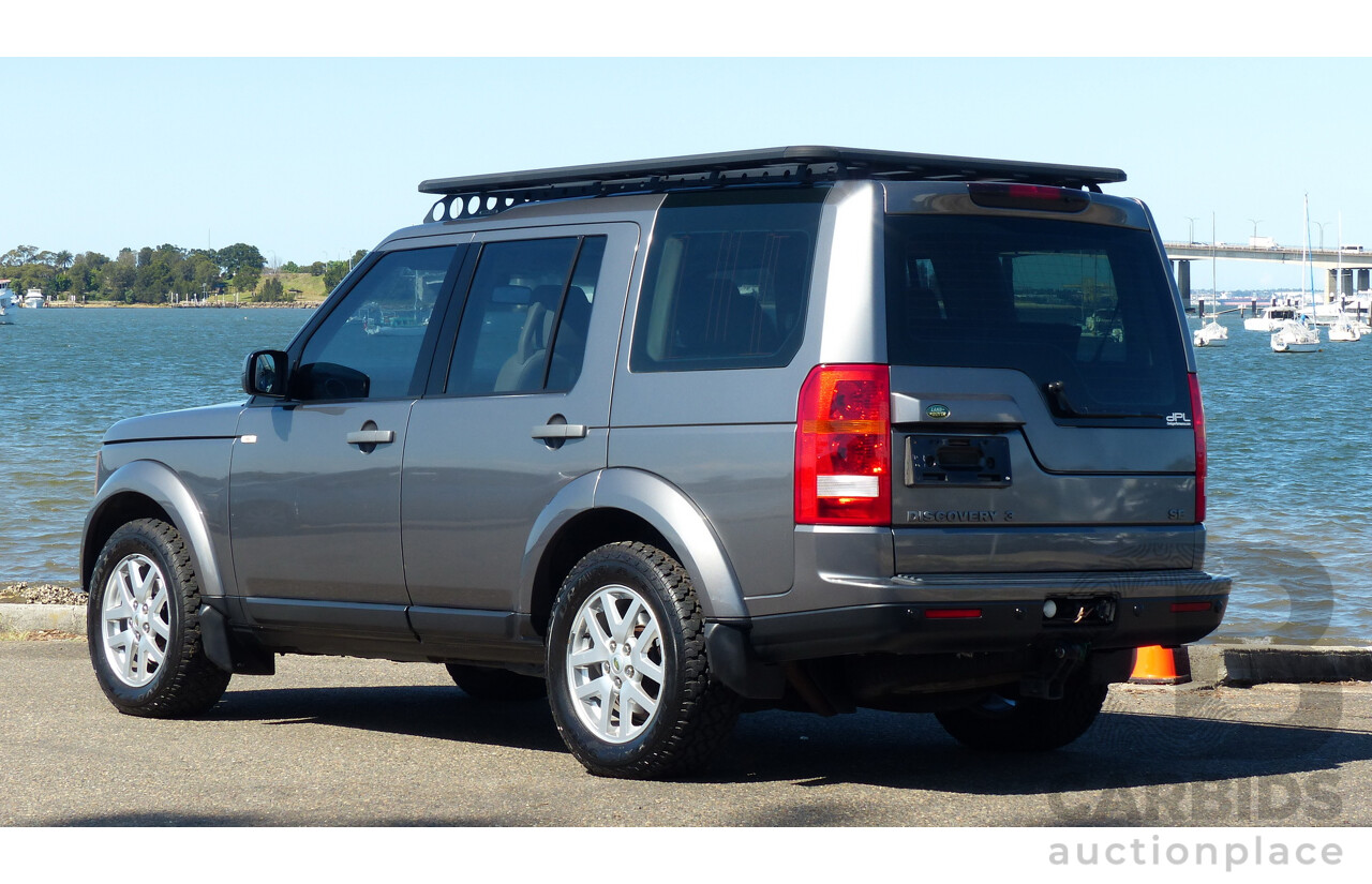 7/2009 Land Rover Discovery 3 SE MY09 4d Wagon Metallic Grey 4.0L - 7 Seater