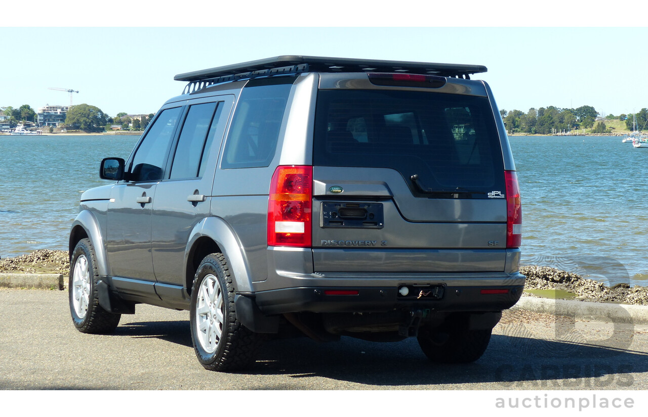 7/2009 Land Rover Discovery 3 SE MY09 4d Wagon Metallic Grey 4.0L - 7 Seater