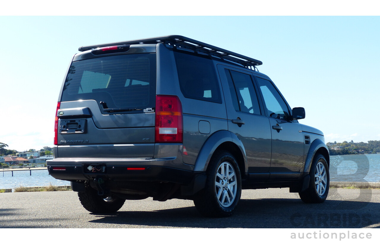 7/2009 Land Rover Discovery 3 SE MY09 4d Wagon Metallic Grey 4.0L - 7 Seater