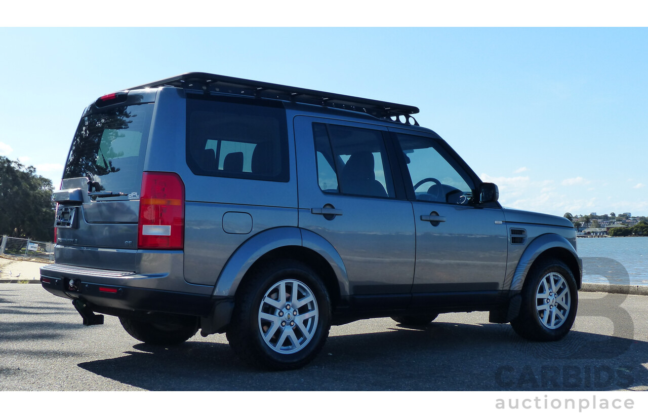 7/2009 Land Rover Discovery 3 SE MY09 4d Wagon Metallic Grey 4.0L - 7 Seater