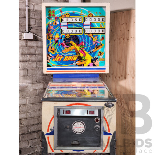 08/1977 Jet Spin (403) D. Gottlieb & Co. Electro-Mechanical Pinball Machine